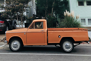 orange classic truck