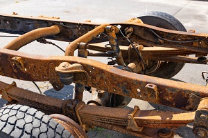 Old Truck Rusted Frame needing repairing a rusted auto frame