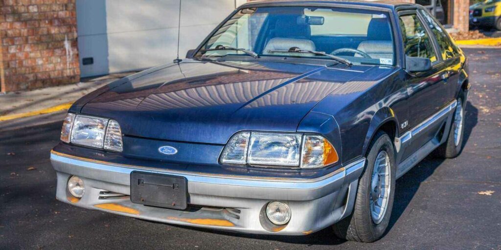 third generation fox body mustang was produced by ford